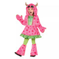 Toddler Lil' Pink Monster Dress Costume