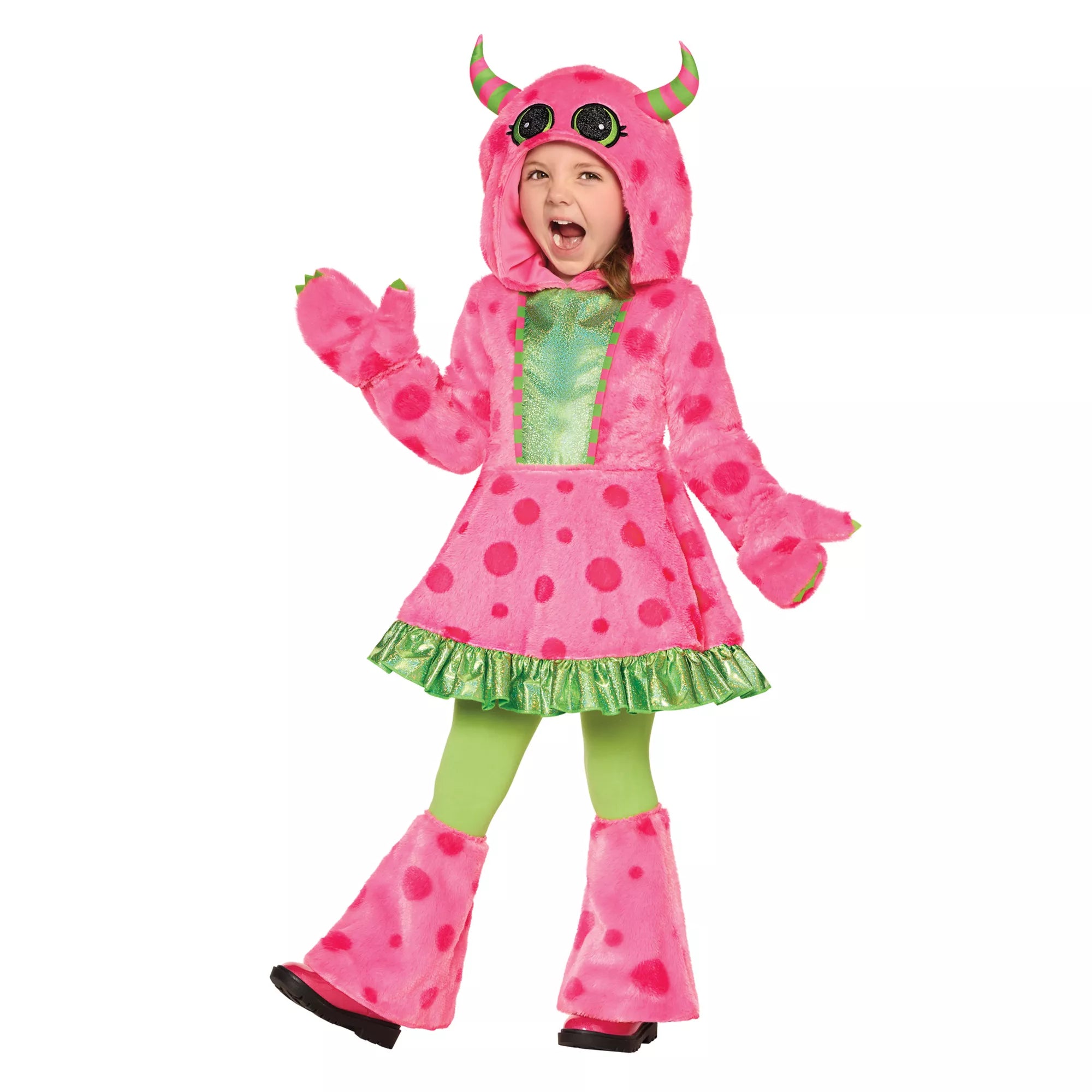 Toddler Lil' Pink Monster Dress Costume