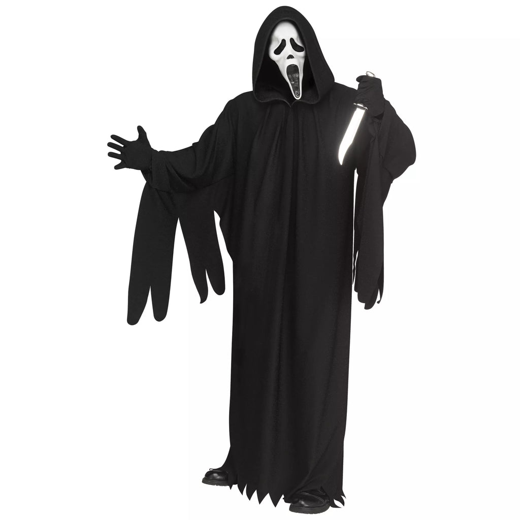 Adult 30th Anniversary Glow in the Dark Ghost Face Costume