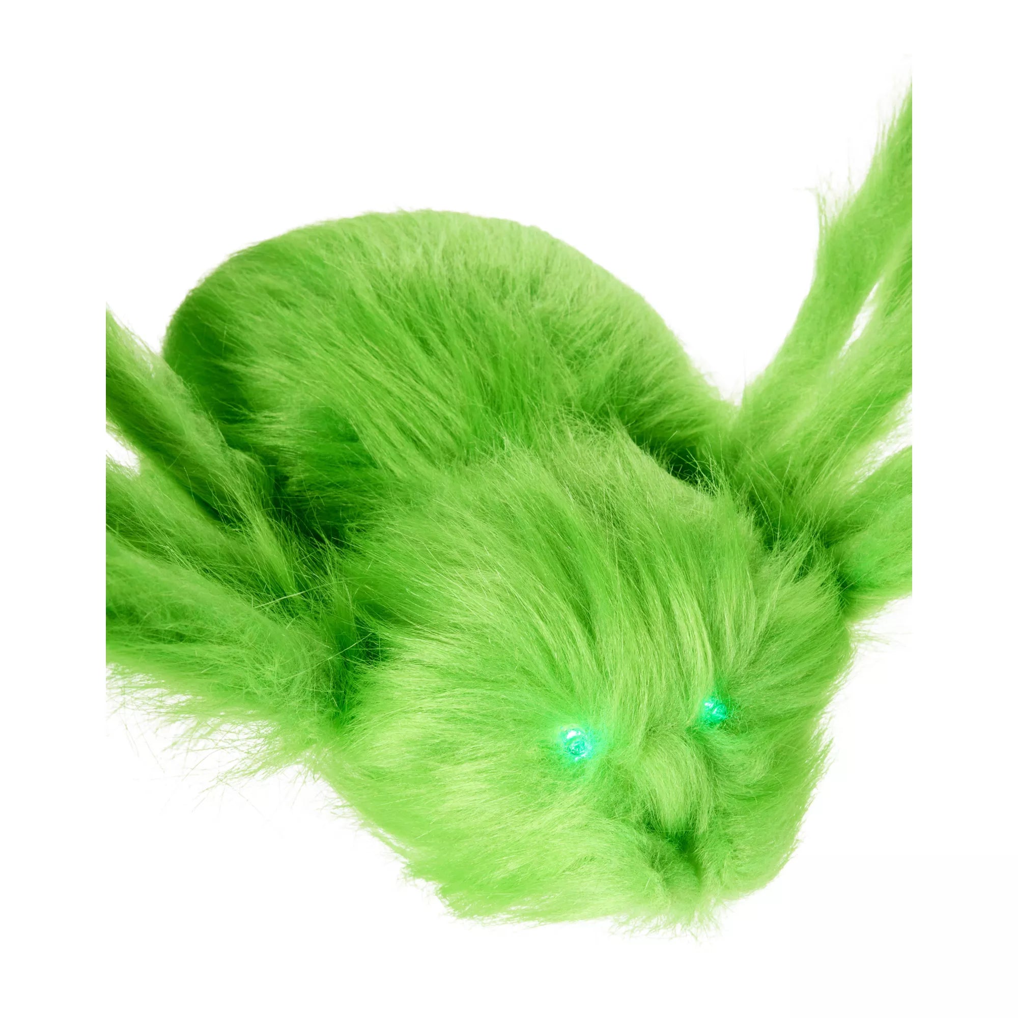 5 Ft Light-Up LED Fuzzy Green Spider Prop