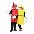 Adult Ketchup & Mustard Couples Costume