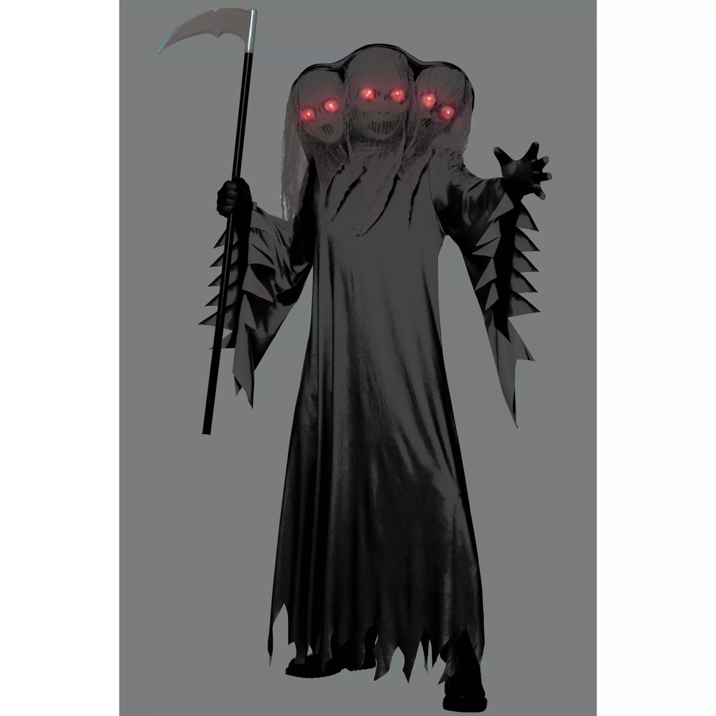 Adult Light-Up Three Headed Ghostly Soul Costume