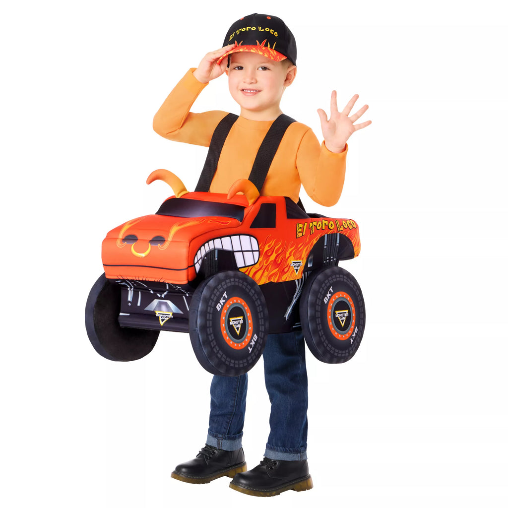 Toddler El Toro Loco Ride-Along Costume - Monster Jam