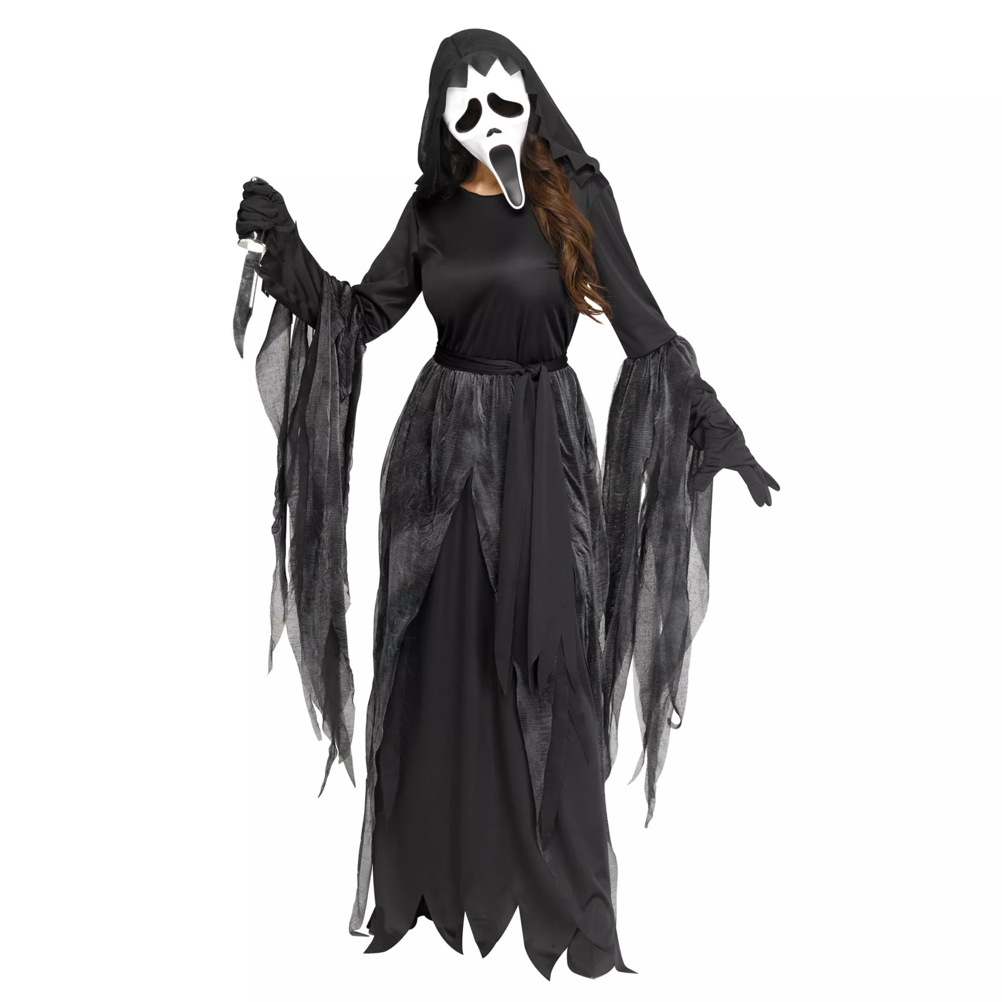 Adult Ghost Face Reaper Dress Costume