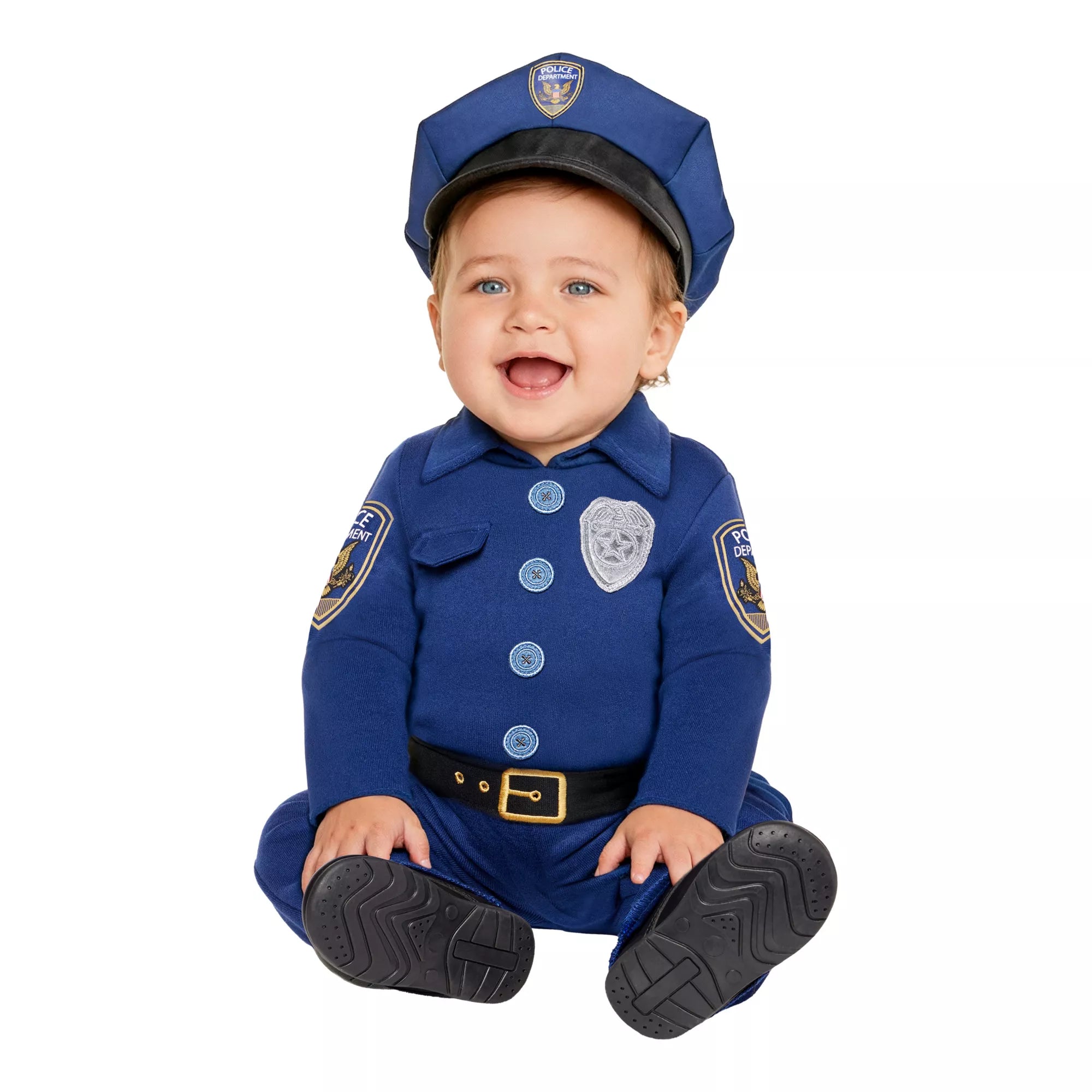 Baby Police Officer Jumpsuit Costume
