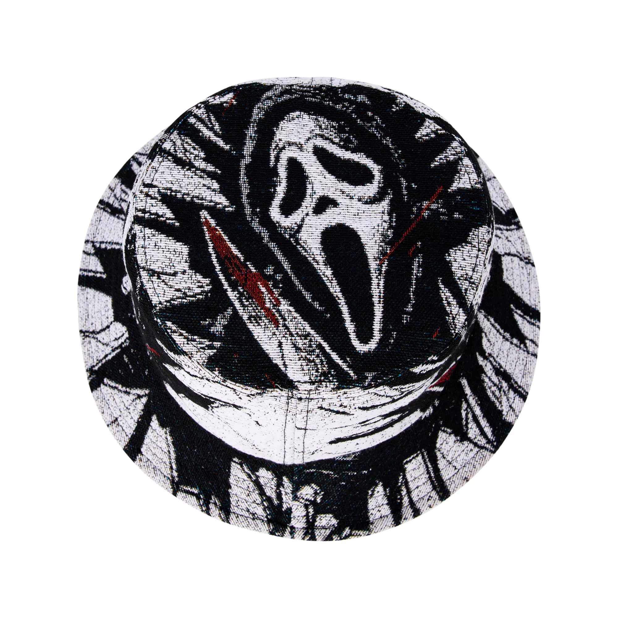Ghost Face Jacquard Bucket Hat