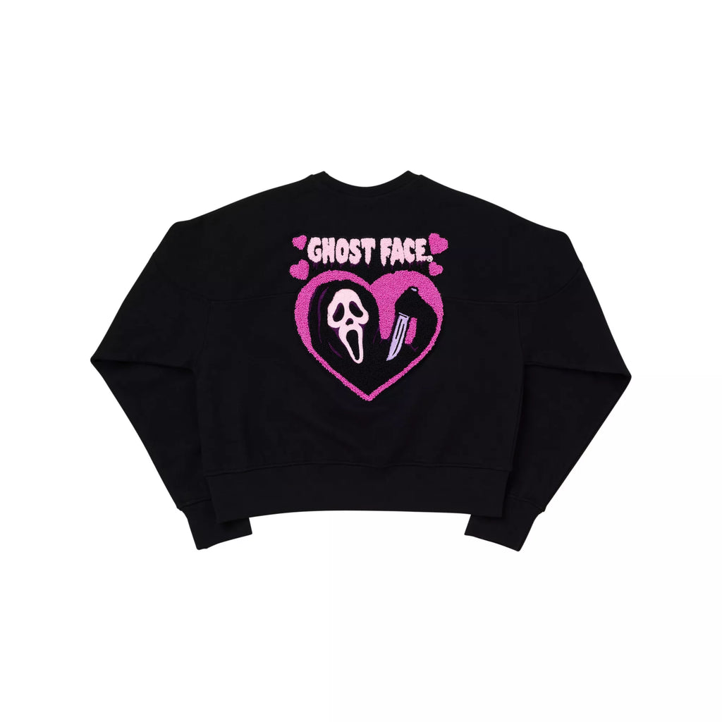Ghost Face Purple Heart Crewneck