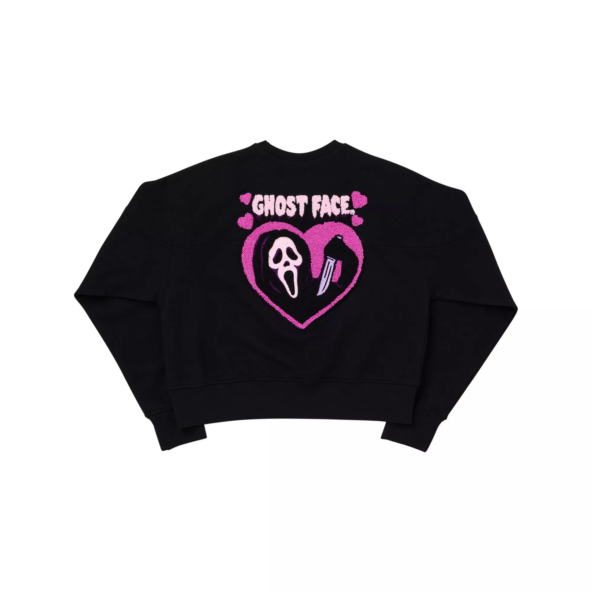 Ghost Face Purple Heart Crewneck