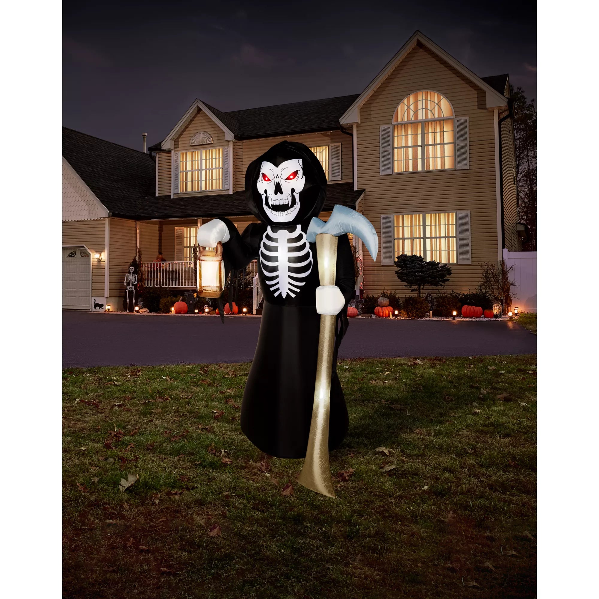8 Ft Light-Up Reaper Inflatable Decoration