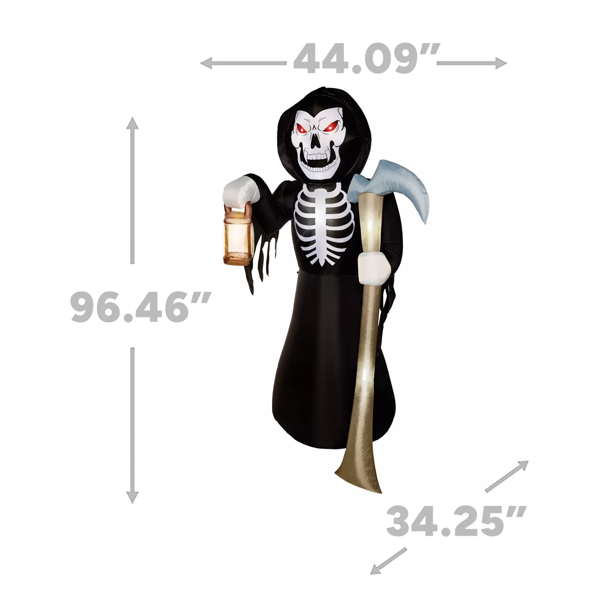 8 Ft Light-Up Reaper Inflatable Decoration