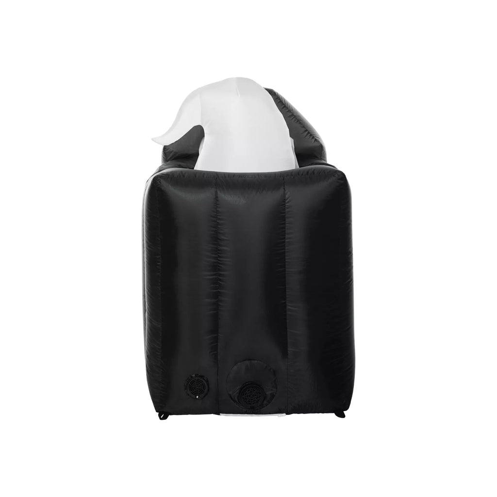4 Ft 2 In Light-Up Animated Tombstone Ghost Inflatable Decoration