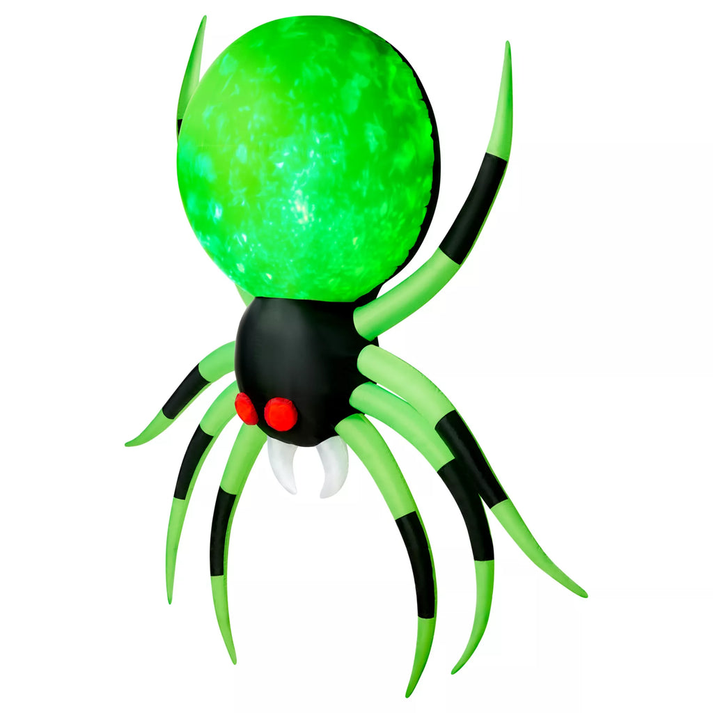 8 Ft Light-Up Hanging Spider Inflatable Decoration
