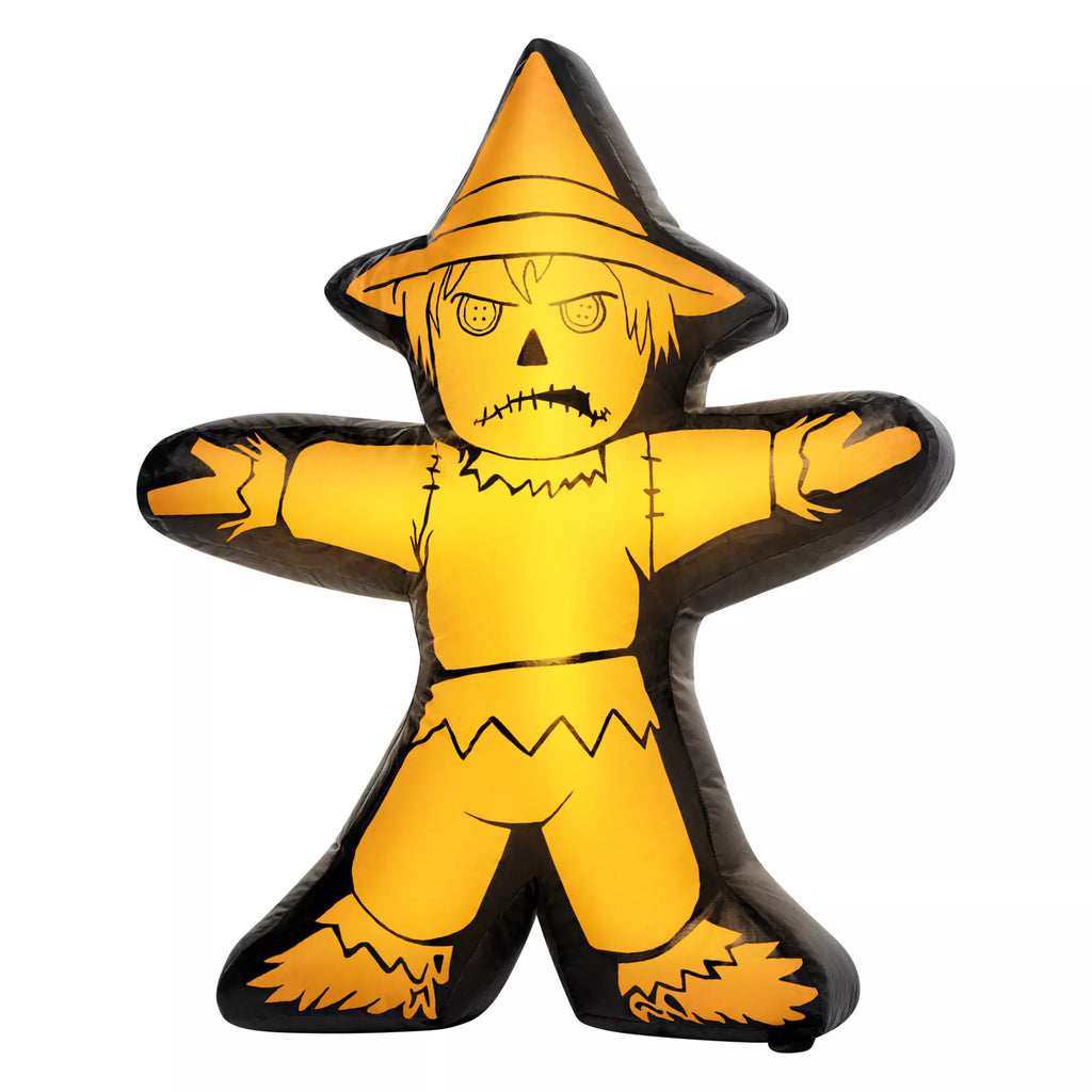 2 Ft Light-Up Mini Scarecrow Inflatable Decoration