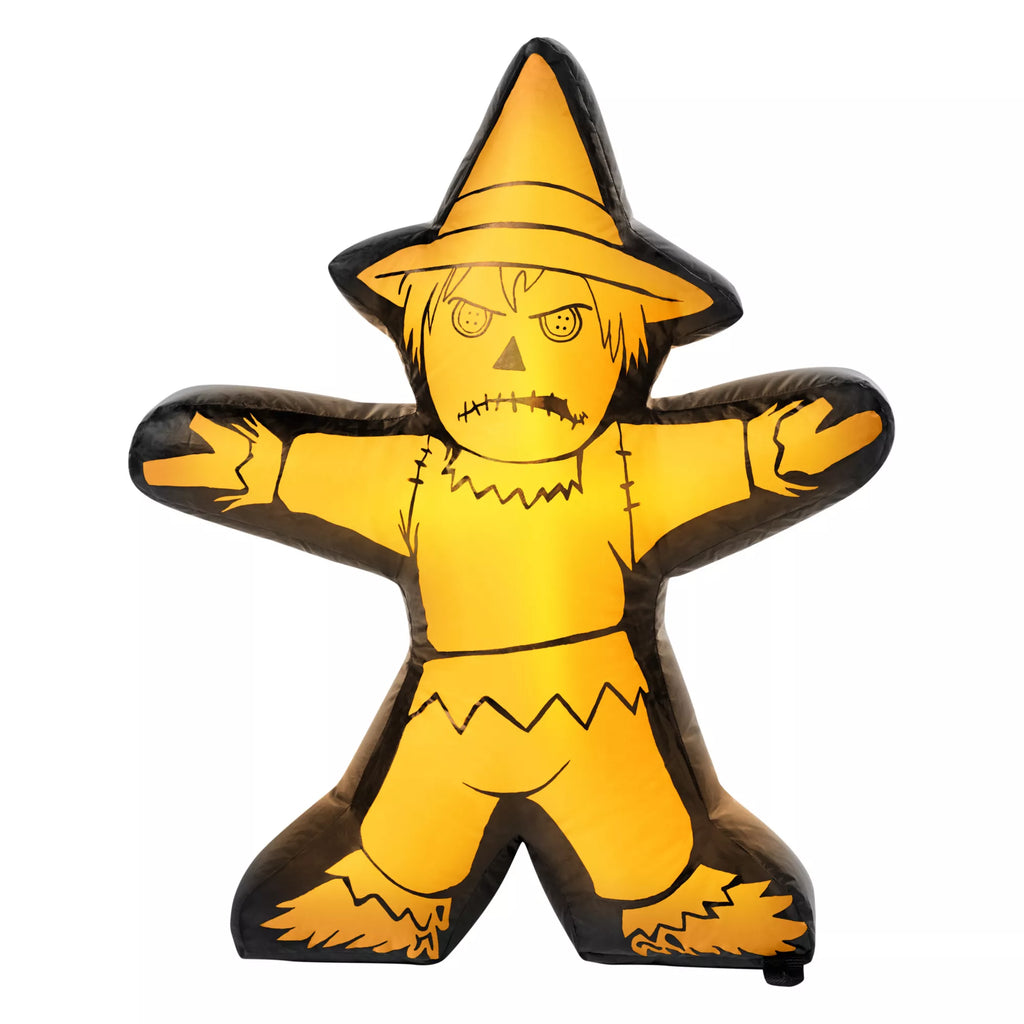 2 Ft Light-Up Mini Scarecrow Inflatable Decoration