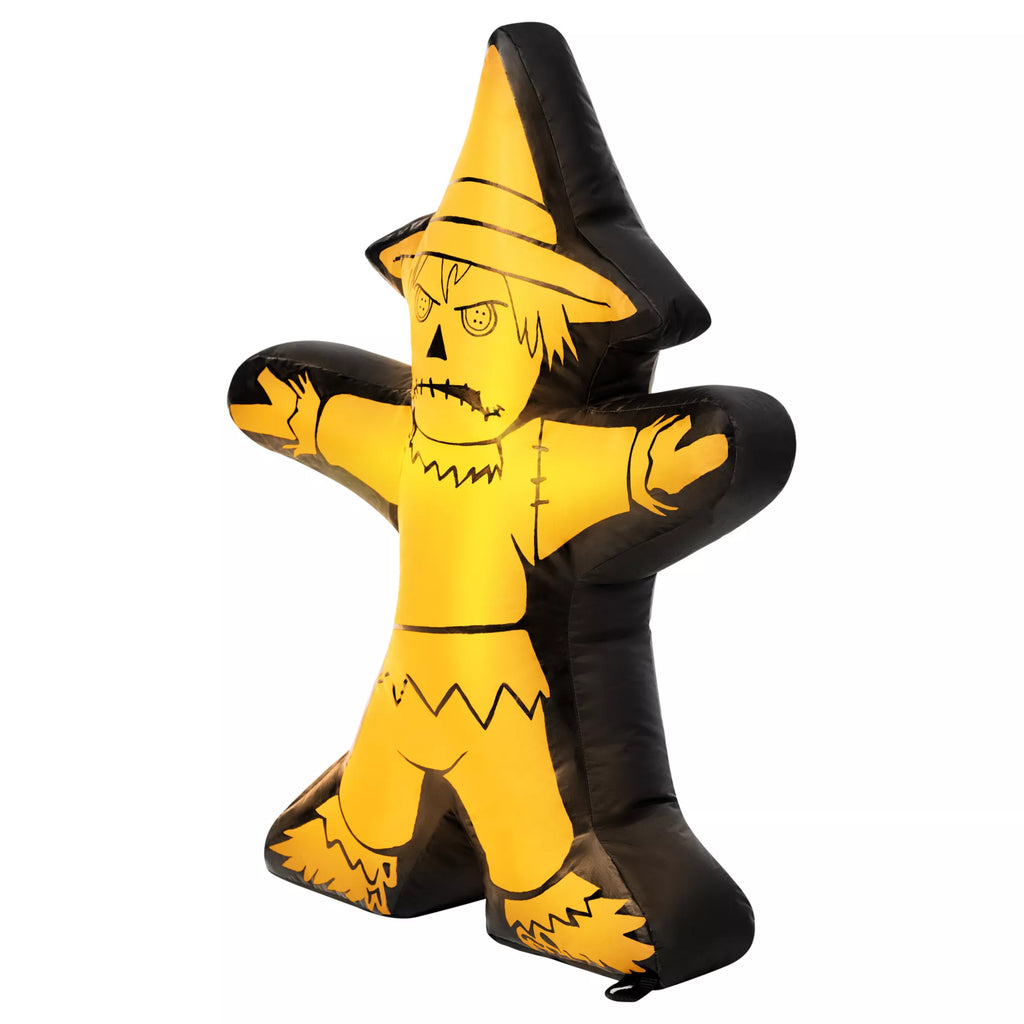 2 Ft Light-Up Mini Scarecrow Inflatable Decoration