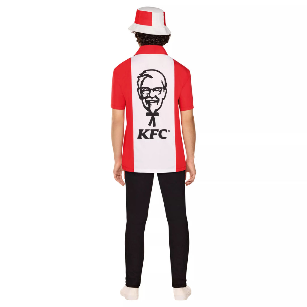 Adult KFC Work Shirt Costume Kit