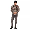 Adult Clown in a Cornfield Flannel Shirt