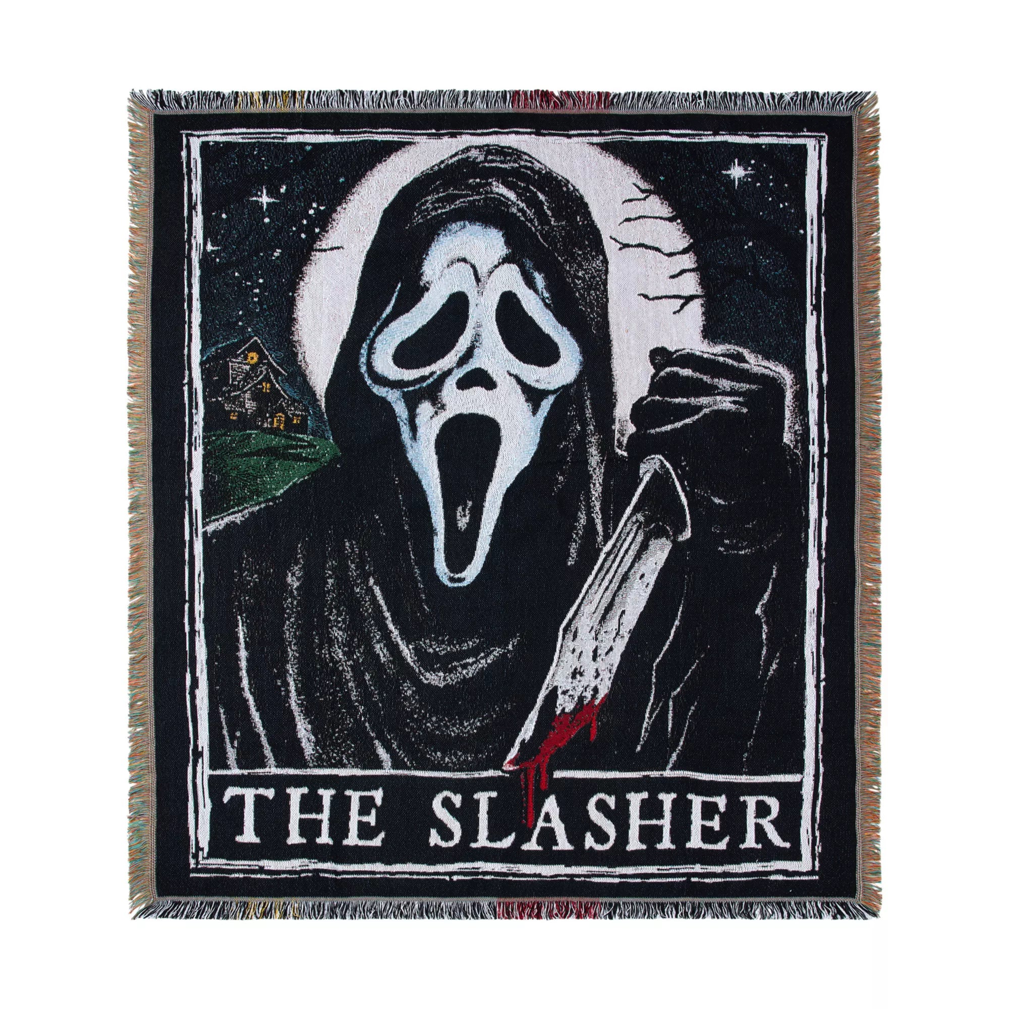 Ghost Face Jacquard Blanket