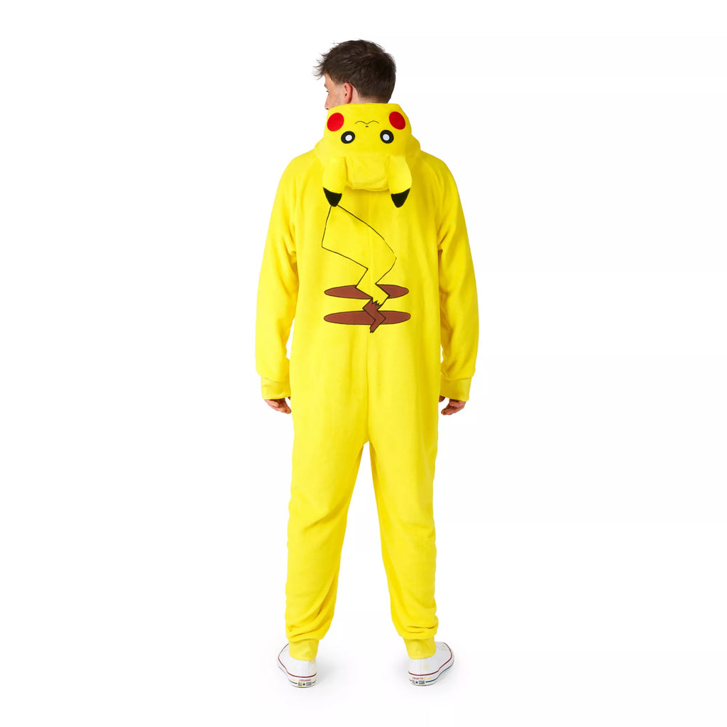 Adult Pikachu Deluxe Hooded Jumpsuit - Pokémon