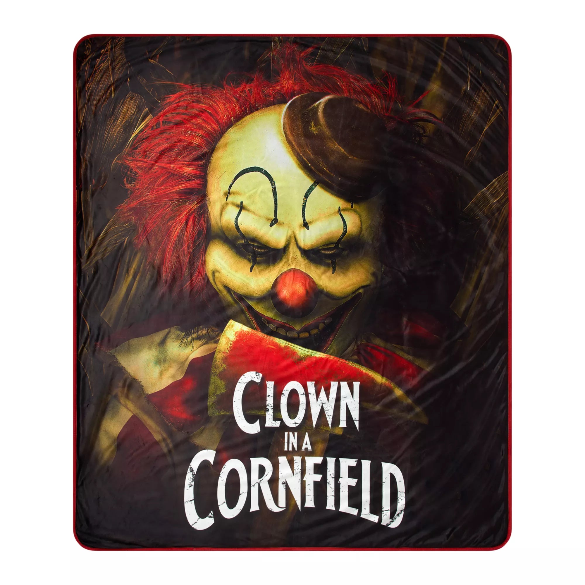 Clown in a Cornfield Fleece Blanket