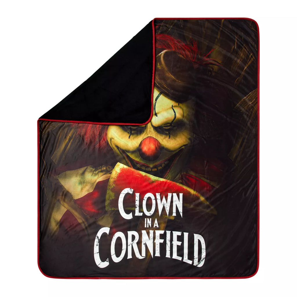 Clown in a Cornfield Fleece Blanket