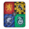 Hogwarts Houses Fleece Blanket - Harry Potter