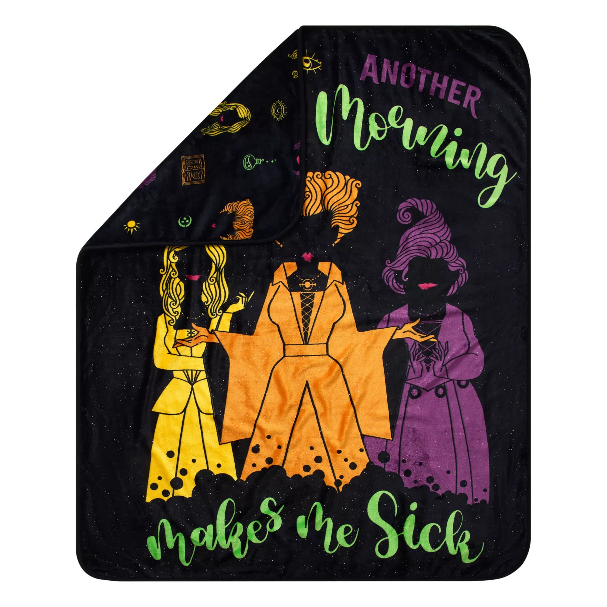 Hocus Pocus Reversible Fleece Blanket