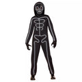 Kids Light-Up White Skeleton Stick Figure Costume