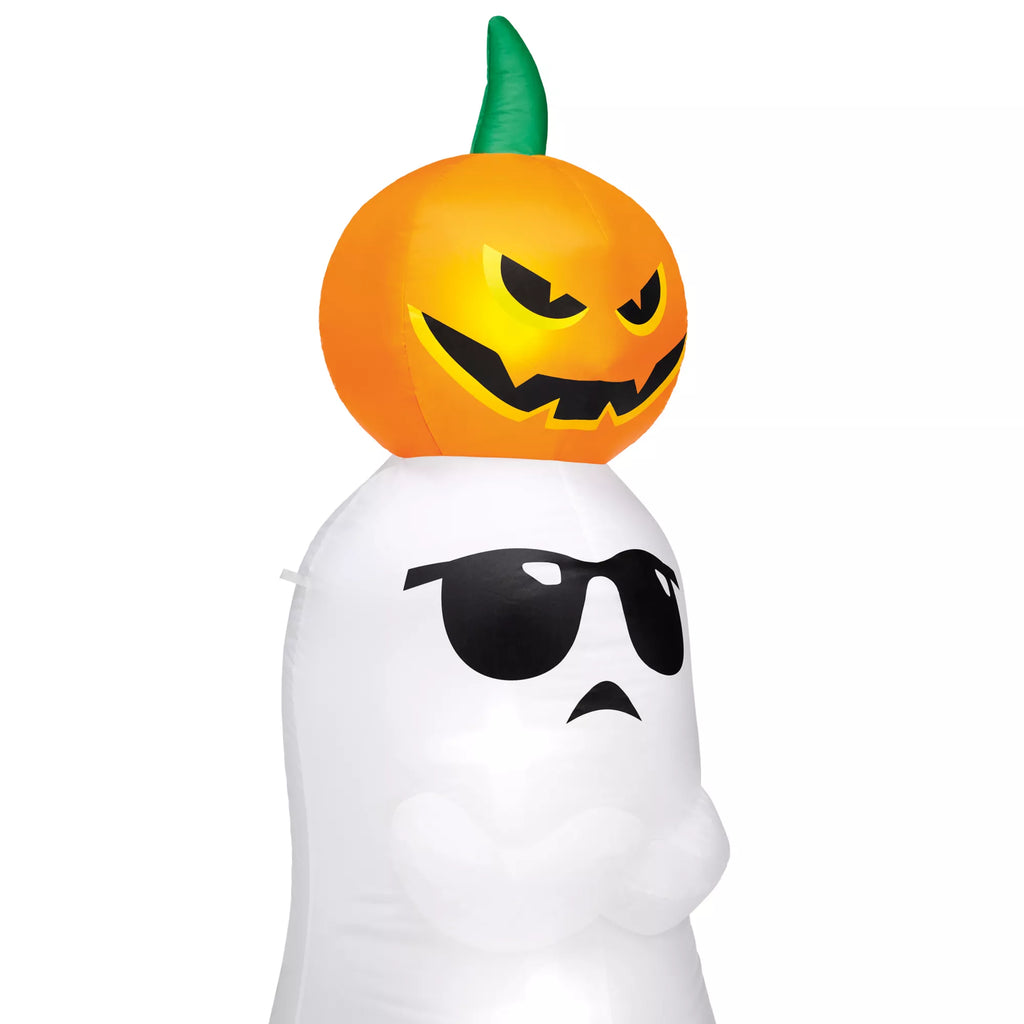 4 Ft Ghost and Pumpkin Inflatable Decoration