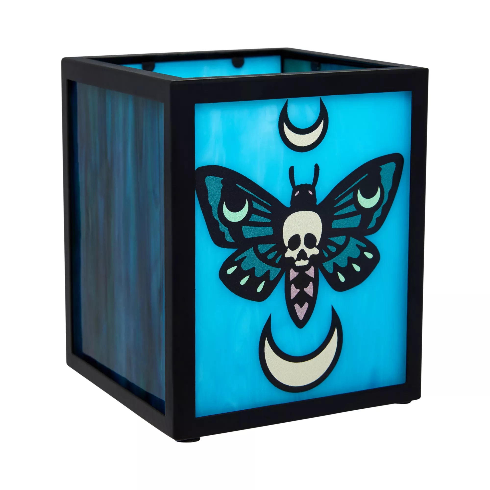 Moth Stained Glass Votive