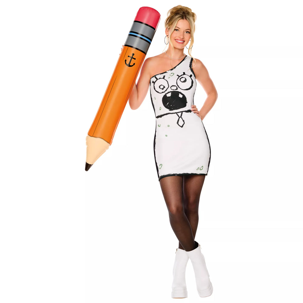 Adult DoodleBob Dress Costume - SpongeBob SquarePants