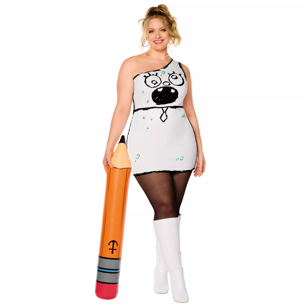 Adult DoodleBob Dress Costume - SpongeBob SquarePants