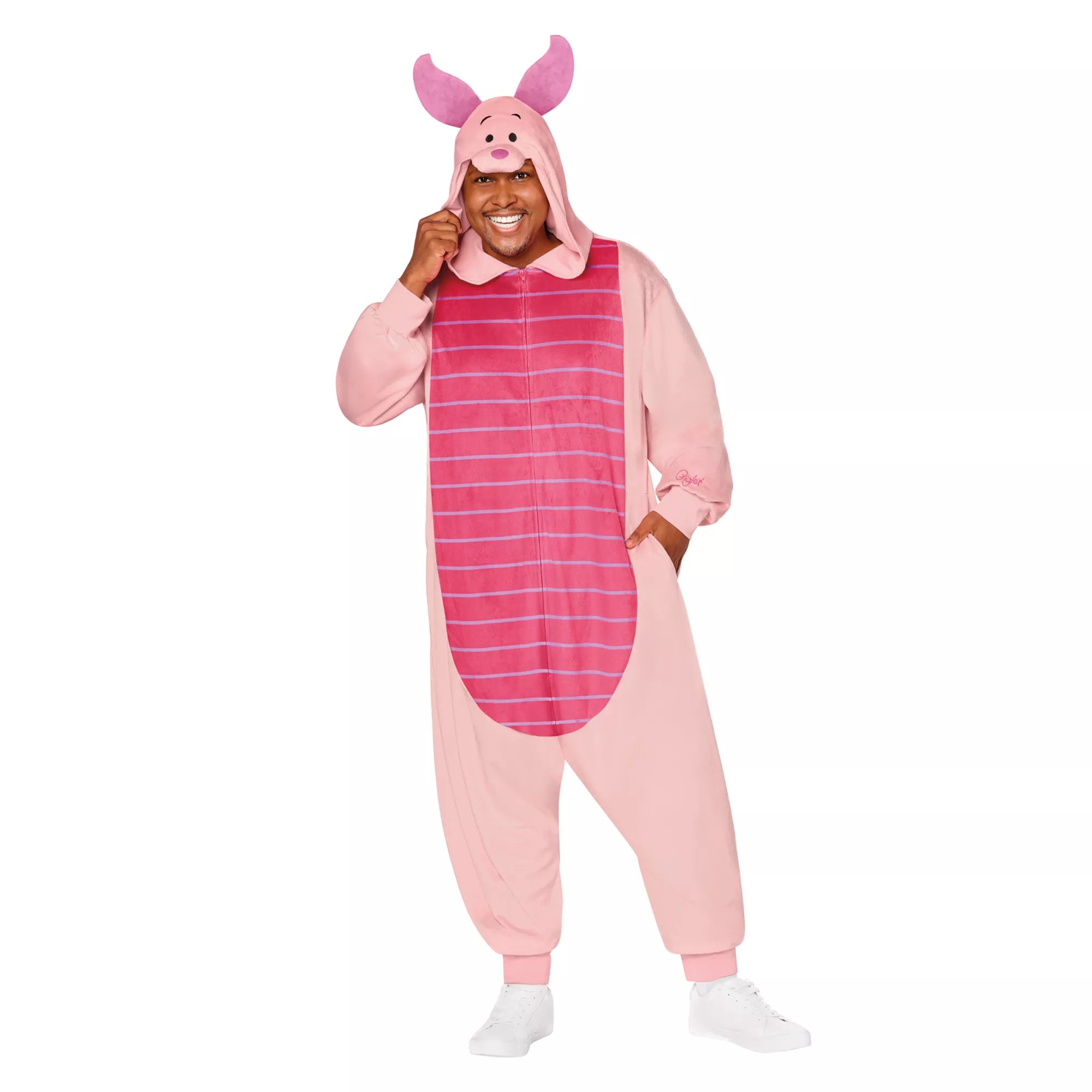 Adult Piglet Jumpsuit Costume - Winnie the Pooh