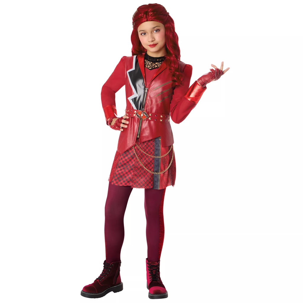 Kids Red Dress Costume - Descendants: Wicked Wonderland