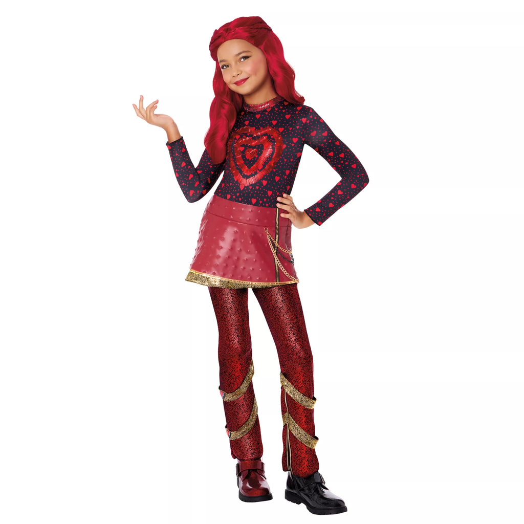 Kids Red Auradon Prep Costume - Descendants: Wicked Wonderland