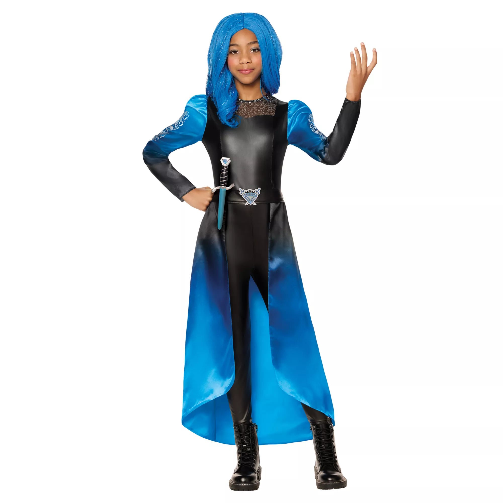 Kids Evil Chloe Charming Costume - Descendants: Wicked Wonderland