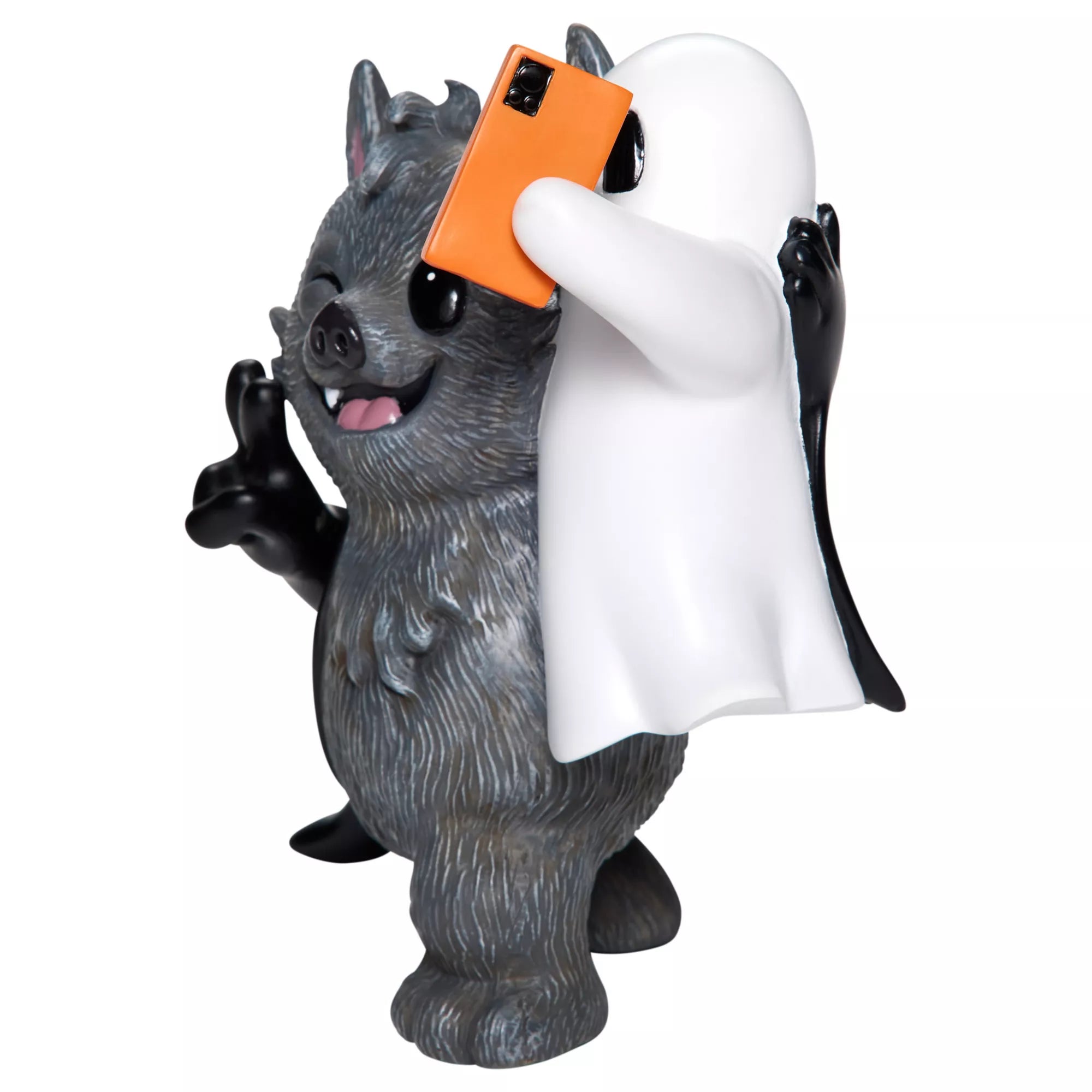 Ghost Bat Selfie Statue