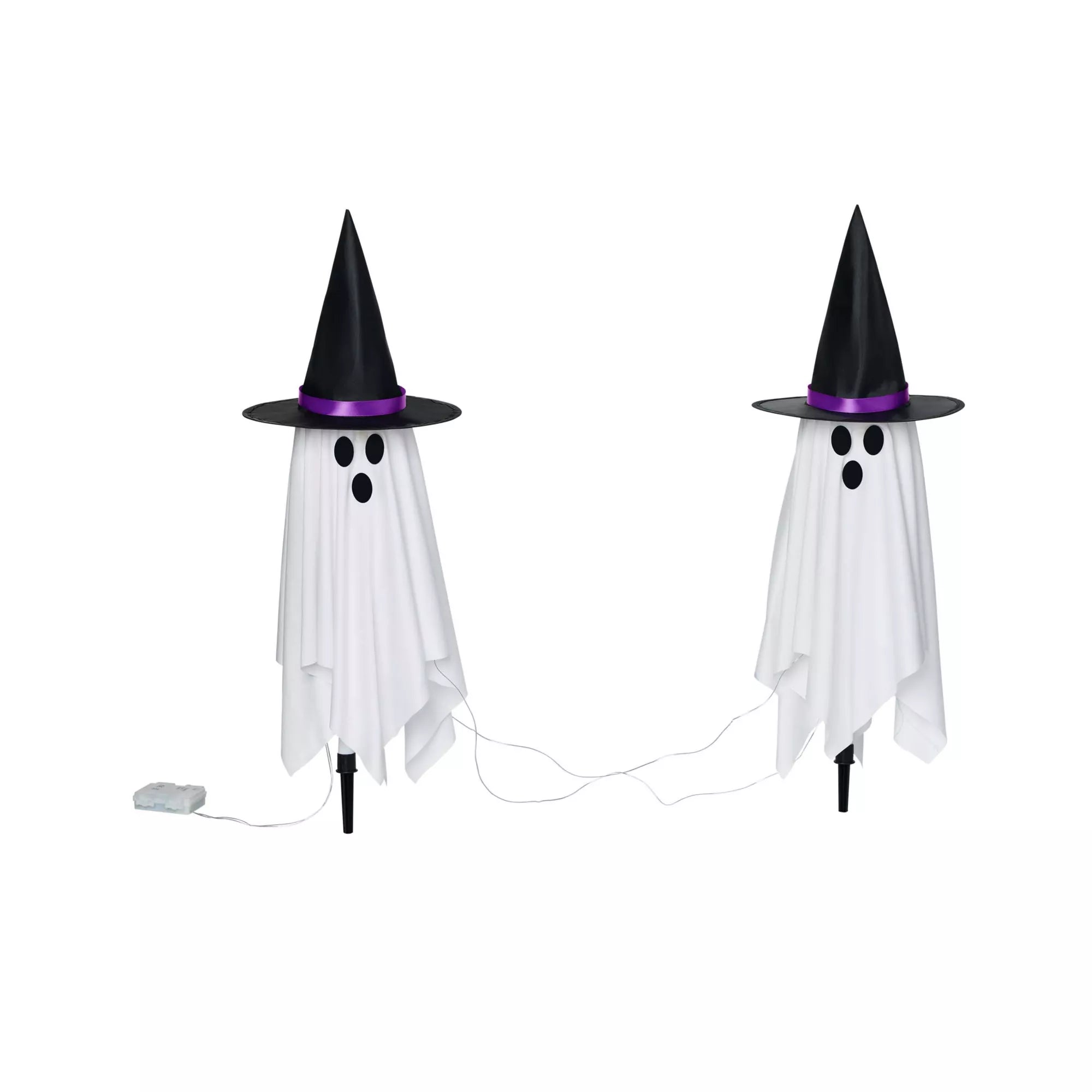 Light-Up Witchy Ghost Pathway Markers - 3 Pack