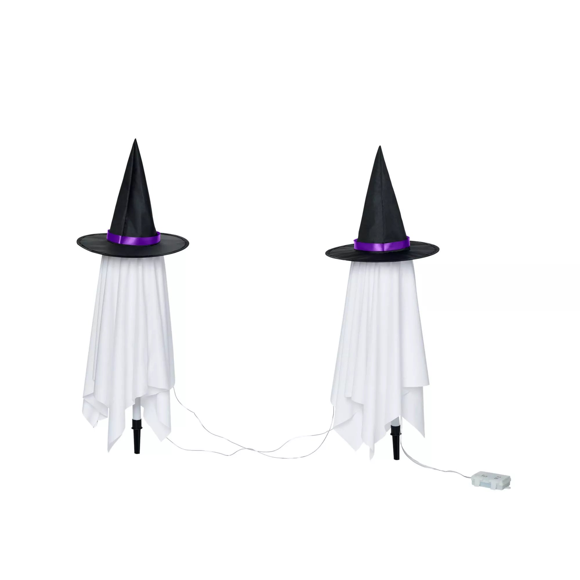 Light-Up Witchy Ghost Pathway Markers - 3 Pack
