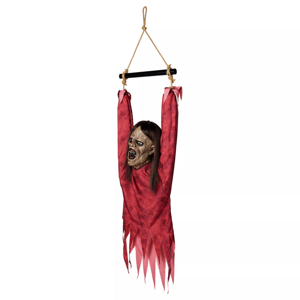 Half Body Hanging Female Zombie