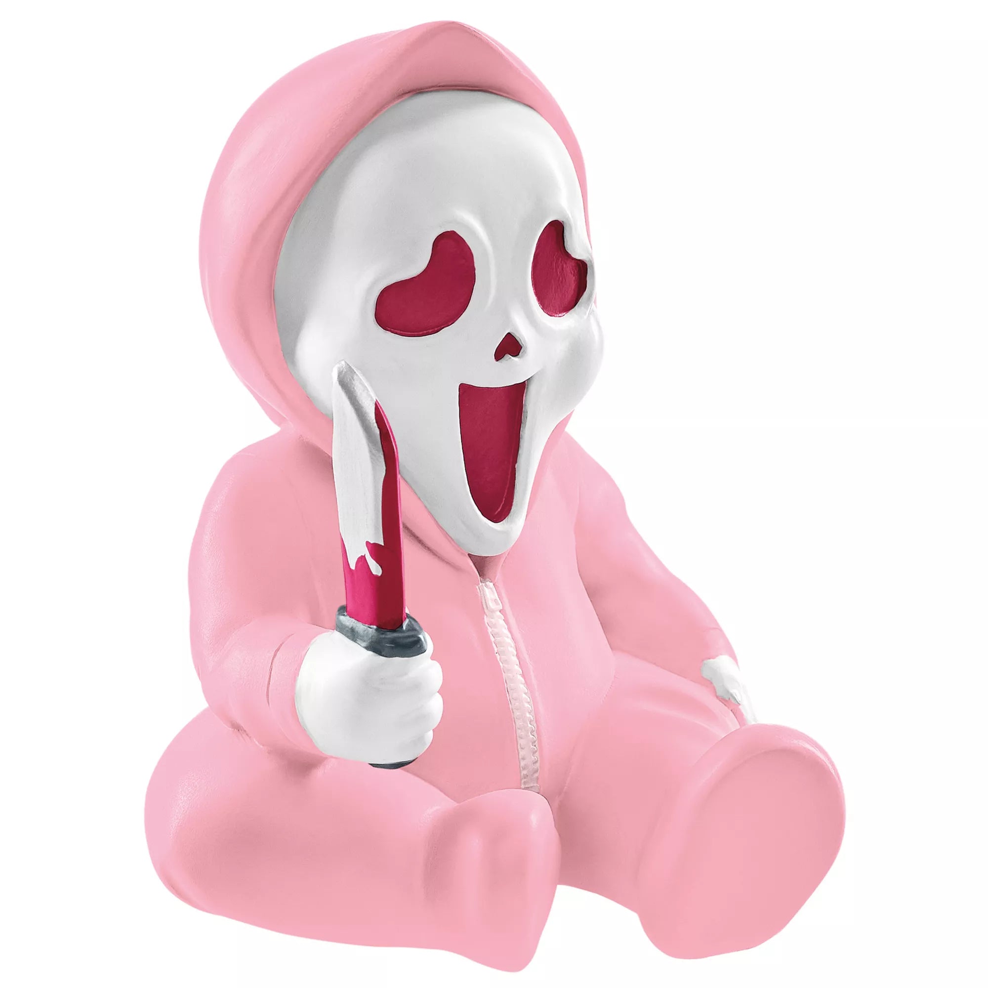 Pink Mini Ghost Face Horror Babies ® Static Prop