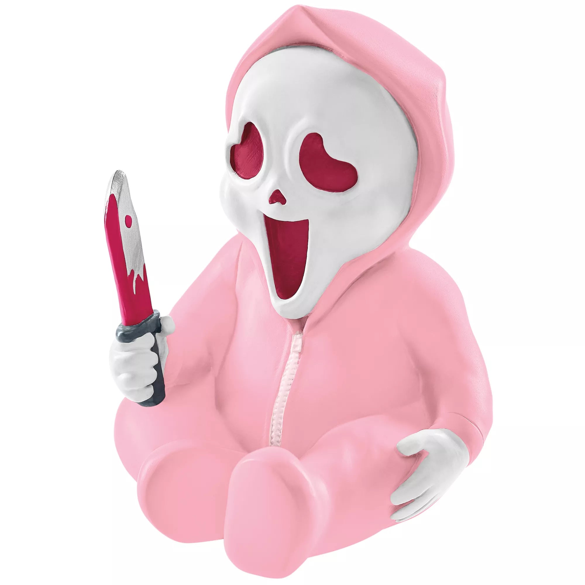 Pink Mini Ghost Face Horror Babies ® Static Prop
