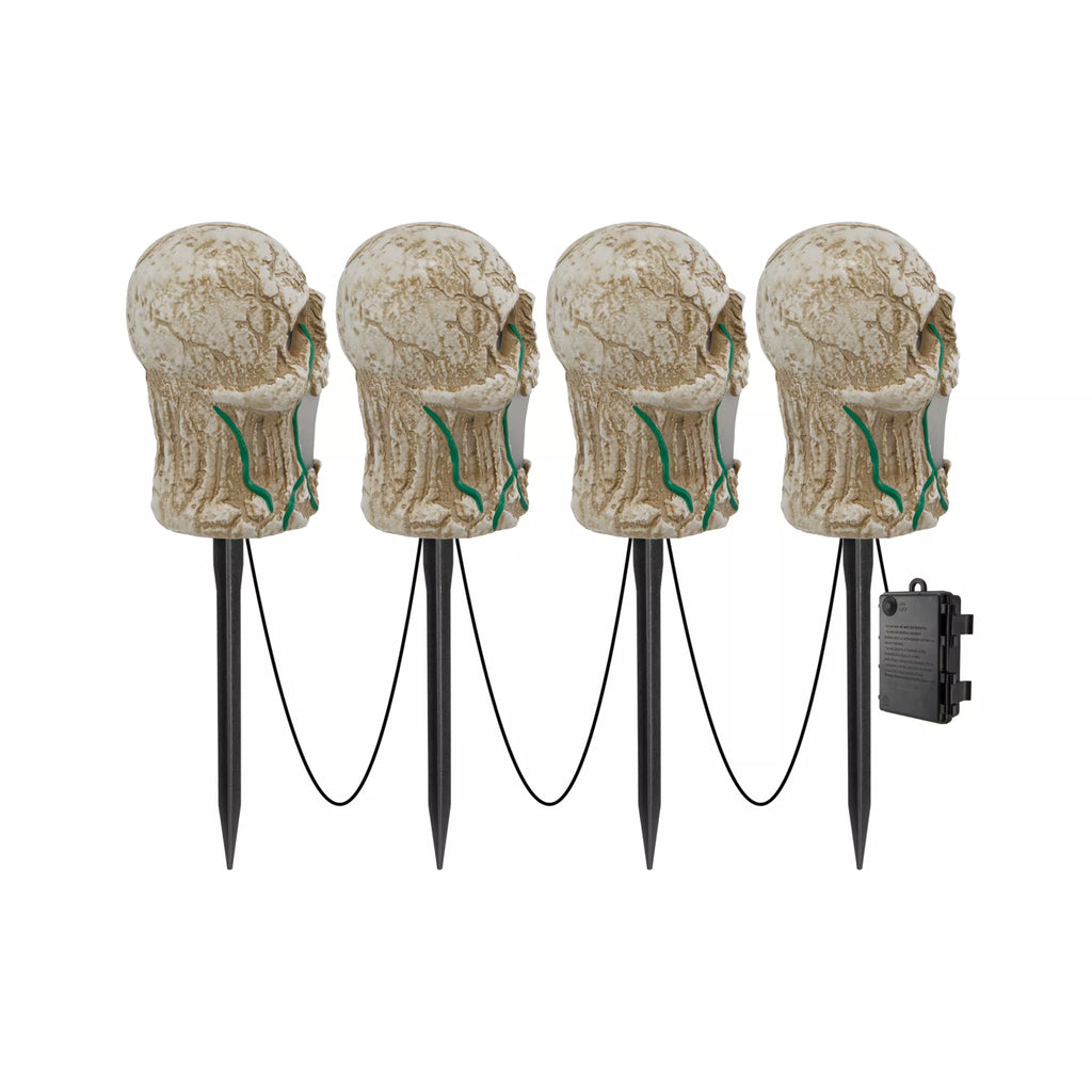 LED Skull Pathway Lights