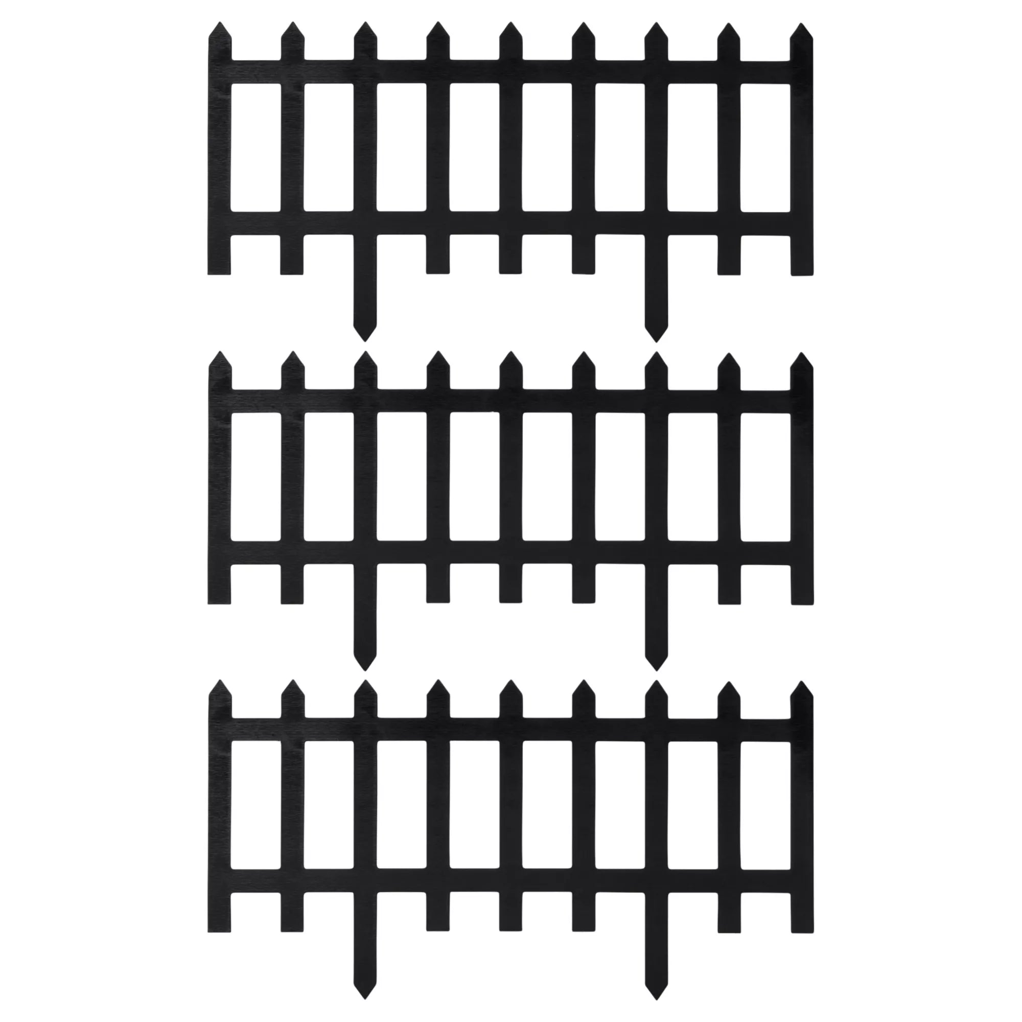 Black Cat Tombstone and Stakes Set