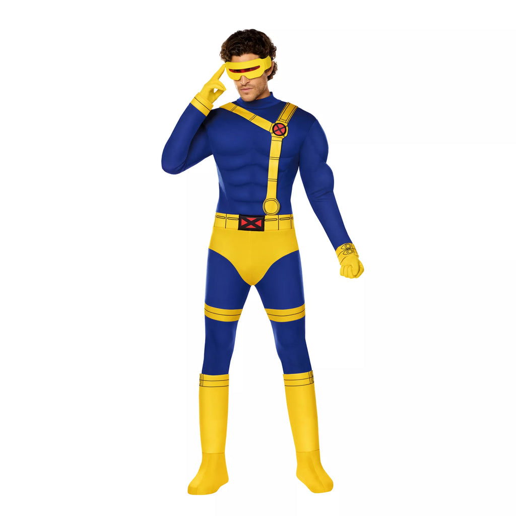 Adult Cyclops Muscle Suit Costume - X-Men '97