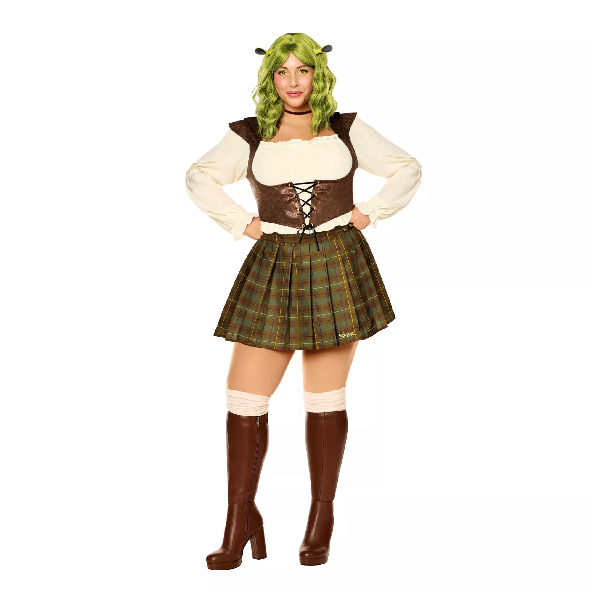 Adult Sassy Shrek Costume