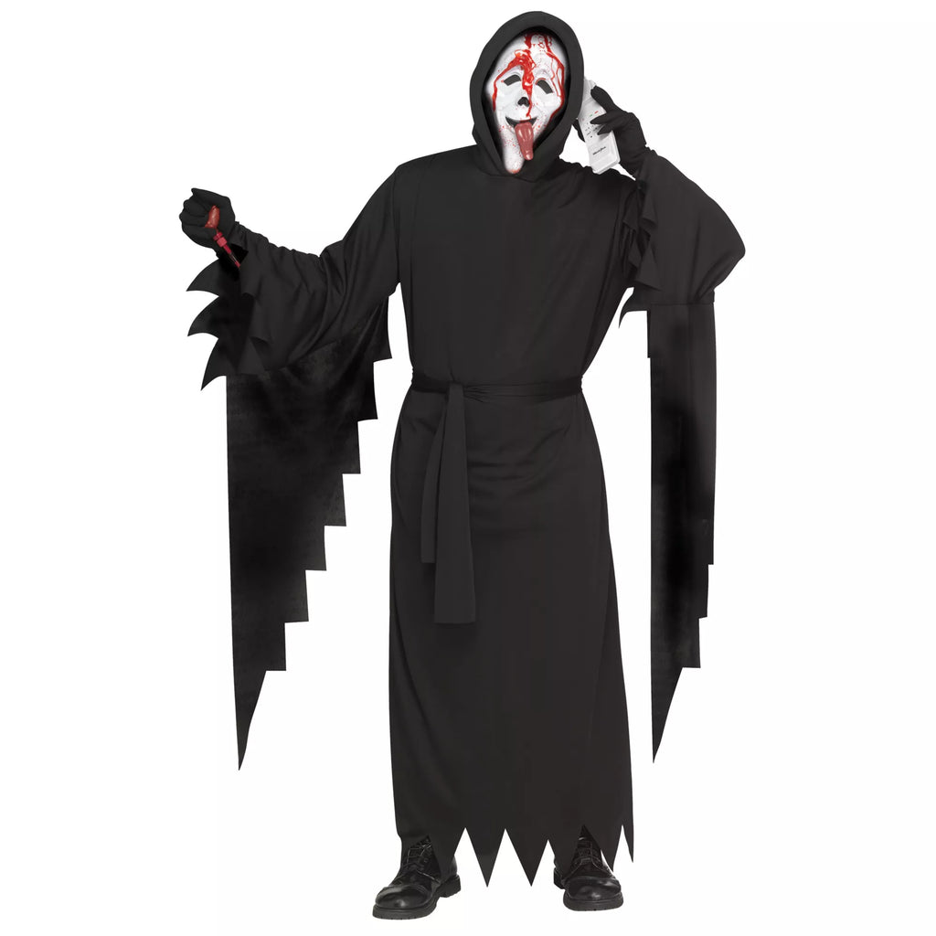 Adult Bleeding Wassup! Ghost Face Costume