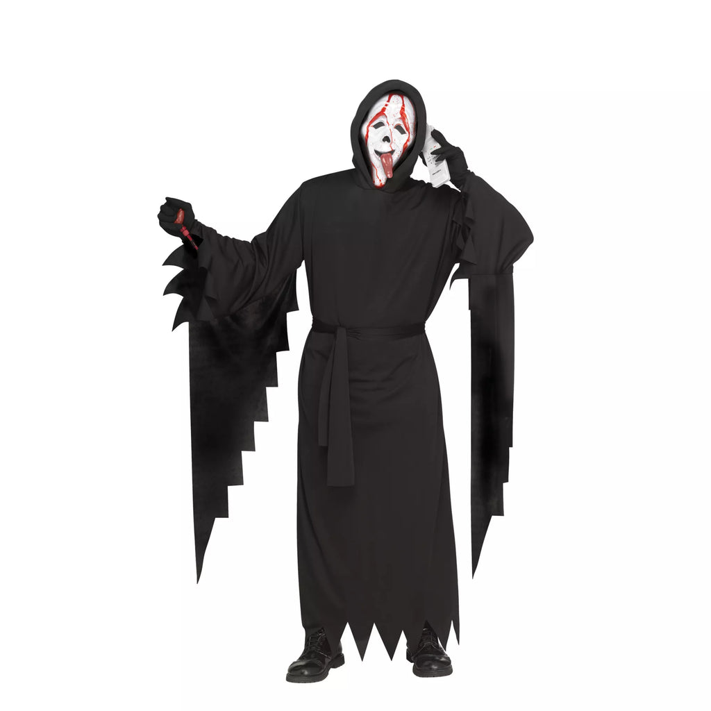 Adult Bleeding Wassup! Ghost Face Costume