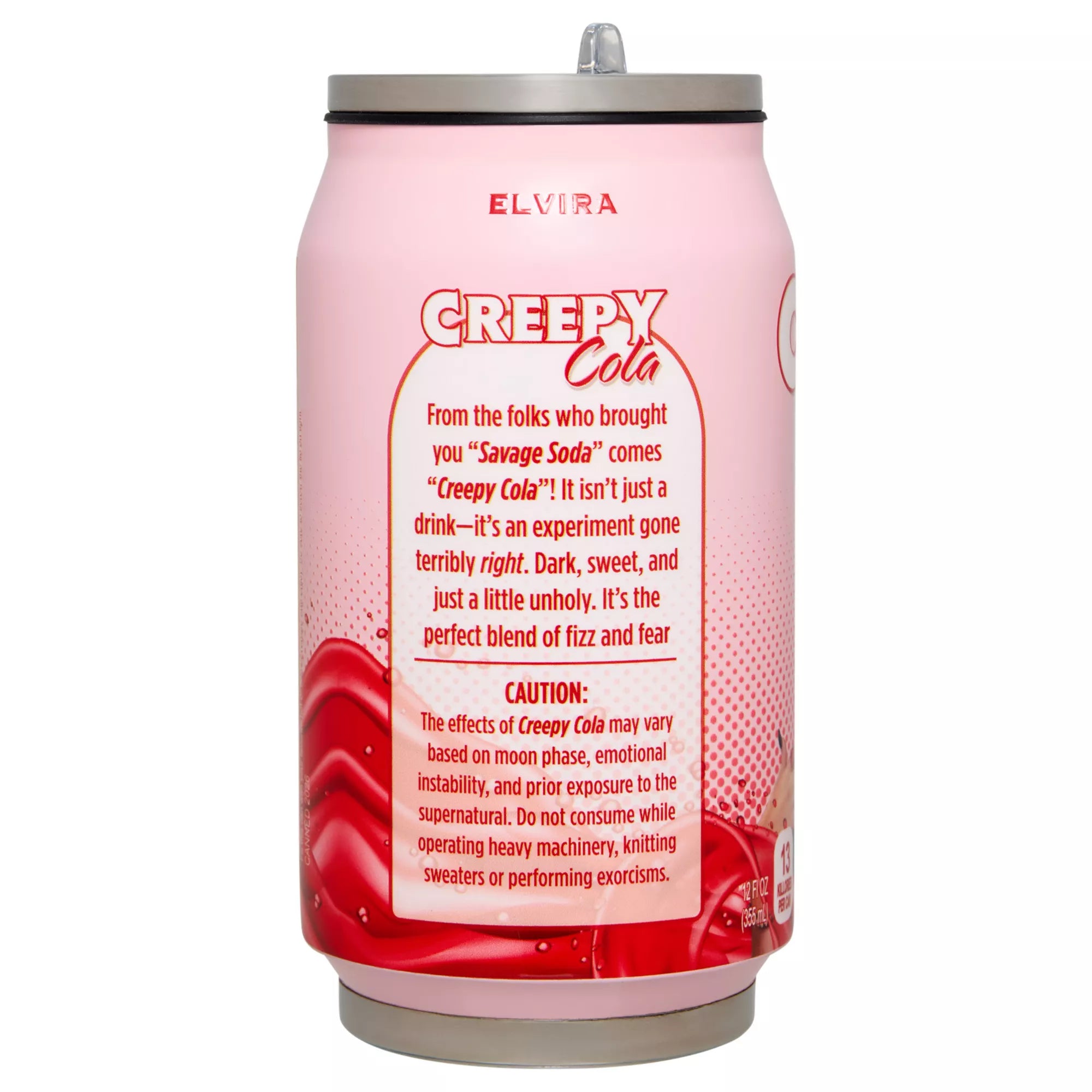 Elvira Creepy Cola Flip Straw Cup - 12 oz.