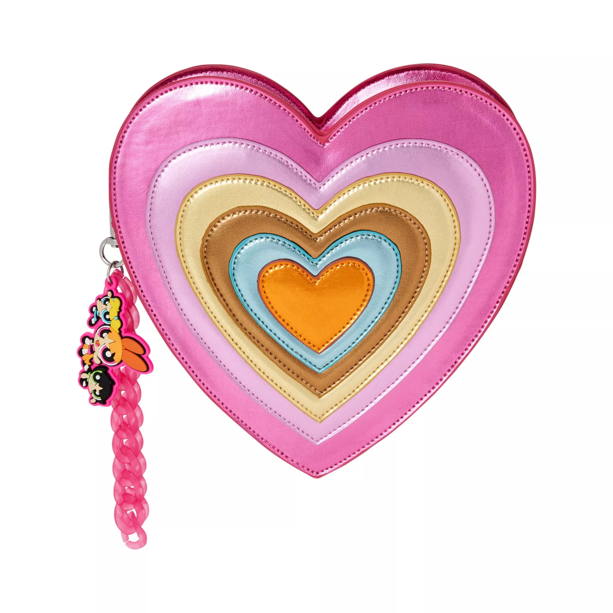 Powerpuff Girls Heart Wristlet Bag